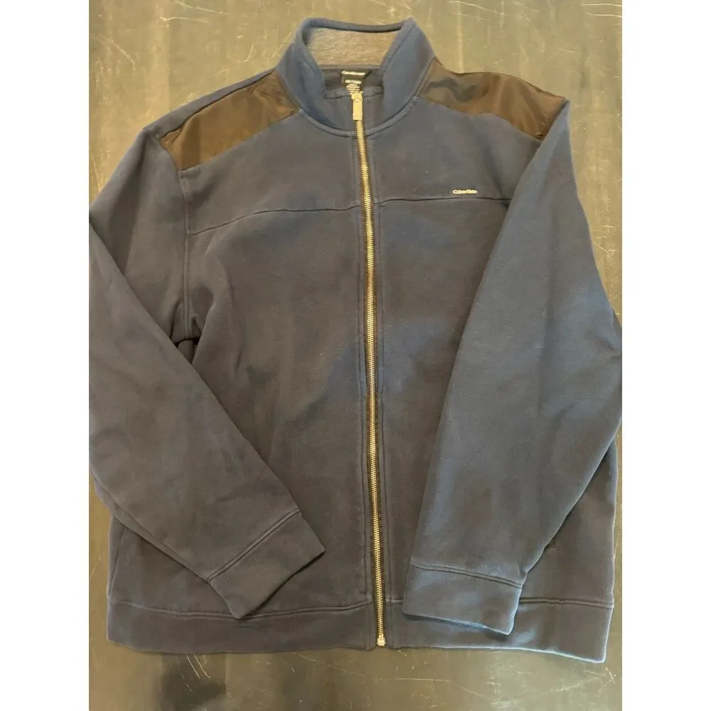 Calvin Klein Mens Zip-up Size XXL EUC